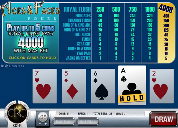 Spielen Video Poker